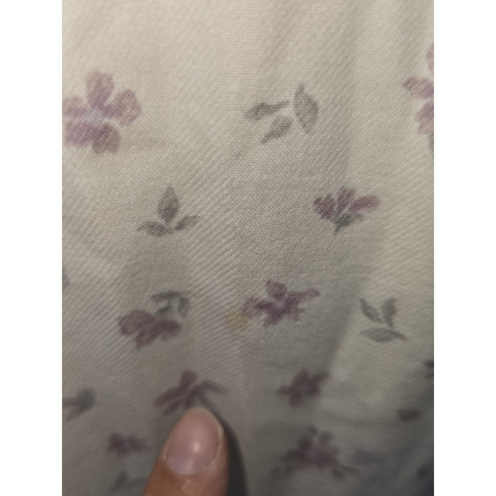 VTG L.L Bean 100% Cotton Floral Nightgown Size LARGE Grannycore/ Prairie - Picture 11 of 13